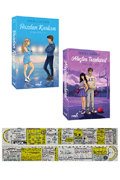 İndigo Kitap Zirve Ötesi Serisi 2 Kitap Adora Yağmur / Buzdan Kıvılcım + Ateş...