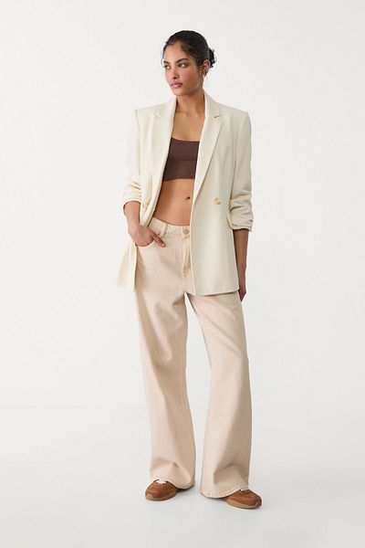 Stradivarius Slim fit double-breasted blazer