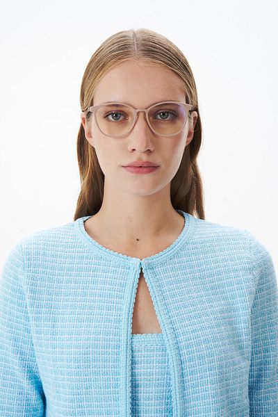 EYE OF HORUS EOH2349-M C1 Beige Acetate - Blue Light Screen Goggles