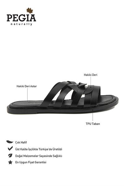 Pegia Papuci de piele pentru femei - DG6009