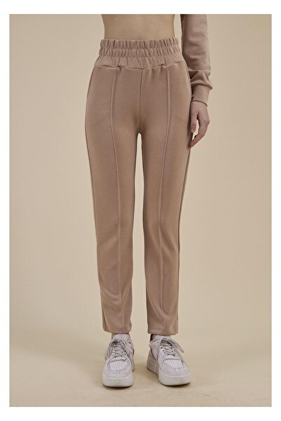 TIFFANY&TOMATO Düz Paça Dalgıç Pantolon-Bej