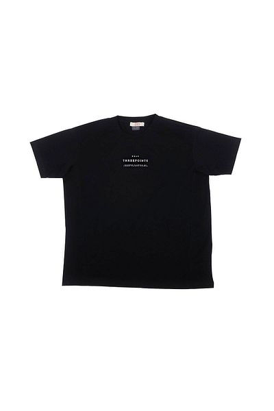 Wear Three Points Unisex Black Pieced Oversize T-shirt