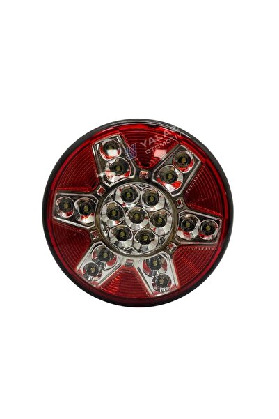 FARPLAS 24V GERİ VİTES LAMBASI LEDLİ (YUVARLAK) GÜLERYÜZ COBRA-MITSUBISHI-OTOKAR-TEMSA (122 MM)