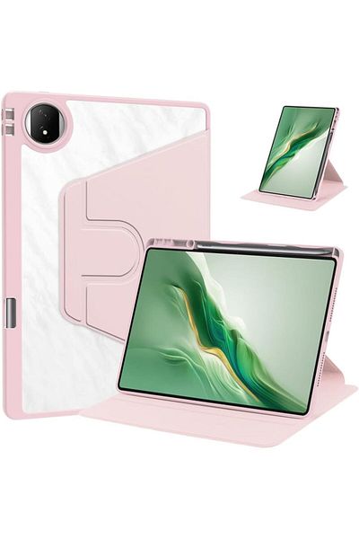 erorex جراب خلفي شفاف من Fegishilly متوافق مع جهاز Honor MagicPad 2 مقاس 12.3 بوصة (2024)، يدور بزاوية 360 درجة