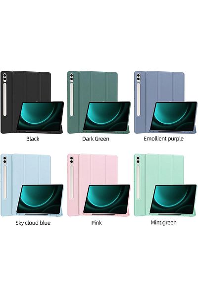 erorex جراب Fegishilly متوافق مع Samsung Galaxy Tab S10 Plus مقاس 12.4 بوصة 2024، غطاء خلفي مرن من مادة TPU