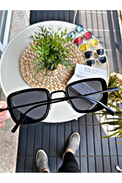 WATCHOFROYAL Слънчеви очила за жени и мъже Uv400 Glass Ce Certified Dark Black Ex657