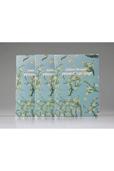 4nio Μίνι σημειωματάριο Van Gogh Almond Blossom 3 τεμαχίων