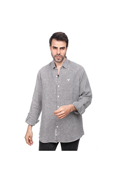 COUP قميص رجالي بأزرار 1200368 مقاس 2xl-أسود