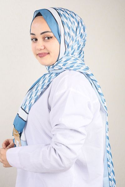 Emproyal Patterned Natural Silk Shawl - Pattern-08 - Color-03