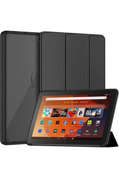 erorex حافظة جديدة لجهاز Amazon Fire HD 10 اللوحي (تناسب فقط الجيل الثالث عشر، إصدار 2023)، جلد PU فاخر من LBMT قابل للطي