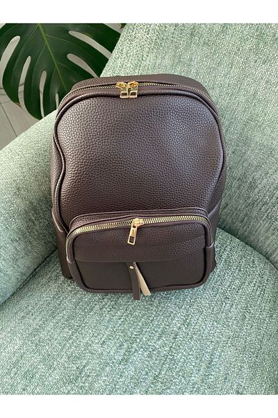 ESNEVA Women's Zippered Shoulder Backpack with Adjustable Strap Suitable for Daily Use