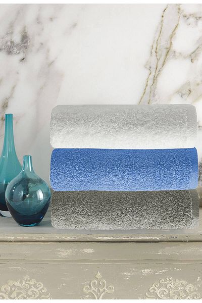 Mira Home Set de 3 prosoape colorate pentru față de mână 100% bumbac Natural Harmony