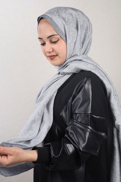 PİRAMİT Pyramid Monogram Flush Shawl - Pattern-01 - Color-11