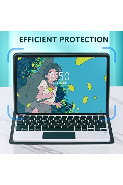 erorex [3 in 1] Arabic and English Keyboard Case for Samsung Galaxy Tab S10 Ultra/Tab S9 Ultra/Tab S8 Ultra