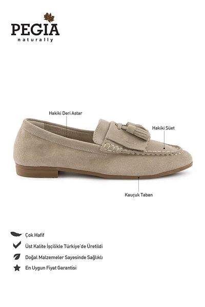 Pegia Pantofi de damă din piele de căprioară - DG6028
