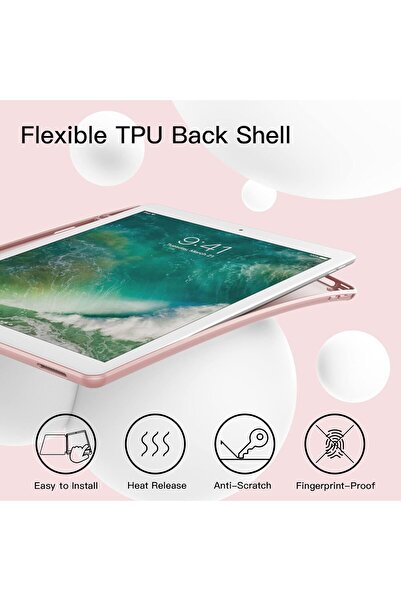 erorex حافظة JETech لجهاز iPad Pro مقاس 12.9 بوصة (طراز 2015/2017، الجيل الأول/الثاني) مع حامل قلم، رفيعة