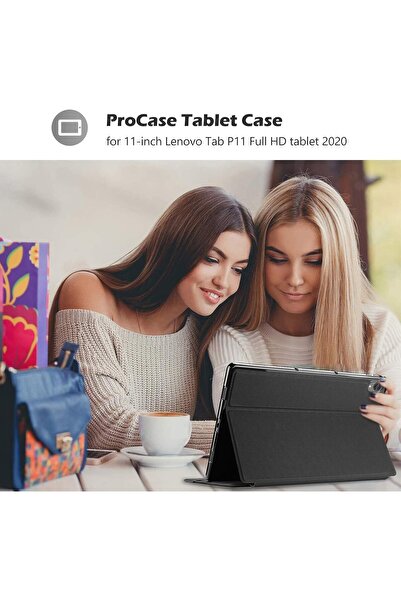 erorex ProCase Lenovo Tab P11 Plus 2021 Case - Black