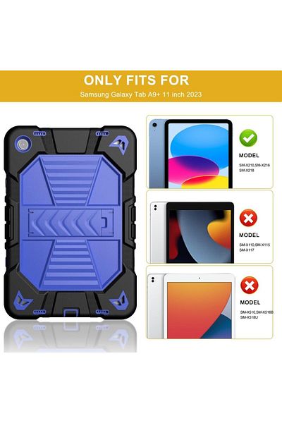 erorex حافظة UniqCase لجهاز Samsung Galaxy Tab A9 Plus/A9+ مقاس 11 بوصة 2023 SM-X210/X215/X216/X218، حافظة تابلت مع