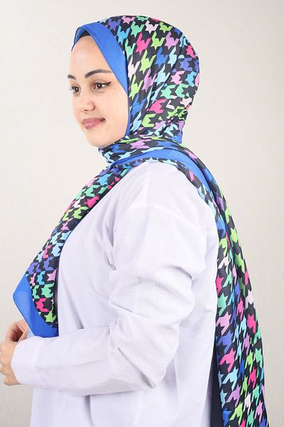 Emproyal Patterned Natural Silk Shawl - Pattern-09 - Color-04