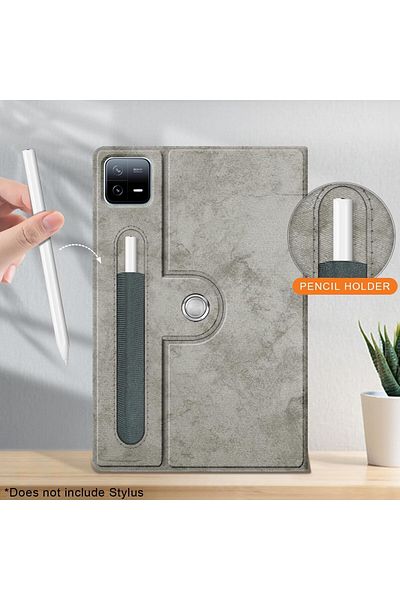 erorex 360° Adjustable Swivel Case for Xiaomi Pad 6/6 Pro, Comes with external pen holder, with Xiaomi Pad
