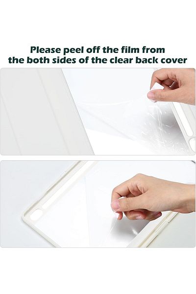 erorex . حافظة ProCase لجهاز Galaxy Tab S9/S9 FE مقاس 11 بوصة - بيج