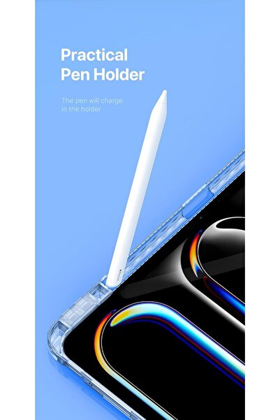 erorex New Case For Ipad Pro 11 Inch 2024 M4 With Pencil Holder: Supports Pencil Pro And Pencil Usb-C ,…