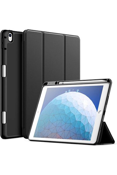 erorex حافظة JETech لجهاز iPad Air 3 (10.5 بوصة 2019، الجيل الثالث) وiPad Pro 10.5 مع حامل قلم رصاص،