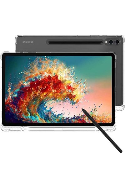 erorex جراب Tujibeay متوافق مع Samsung Galaxy Tab S9 (2023)، جراب خلفي صلب شفاف مضاد للخدش