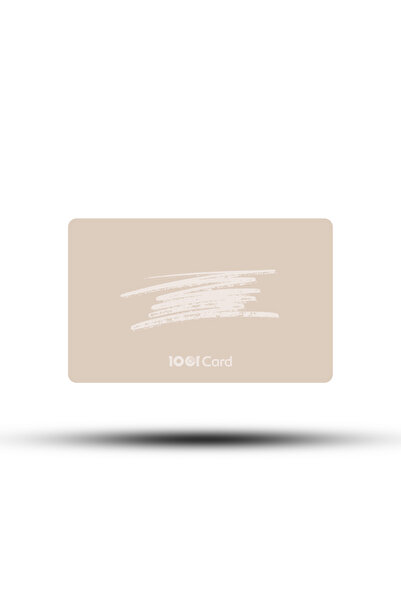 1001 Kişileştirebilir Cream NFC Dijital Kartvizit