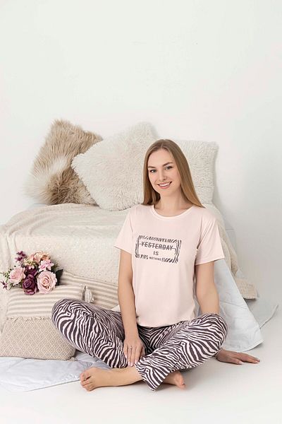 GUAVA+ GLORIA ZEBRA MODEL IMPRIMAT PENTRU FEMEI CU MÂNECĂ SCURTĂ