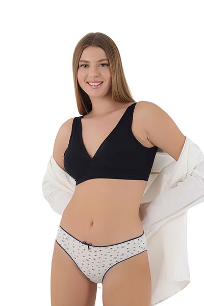 CNT Chiloți din bumbac cu model pentru femei, care oferă eleganță și confort împreună