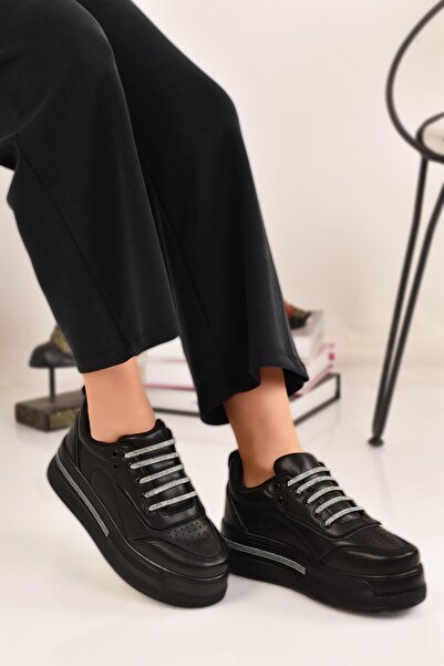 MODAONN Ženske debele sportske cipele sa visokim đonom Lagan Patike