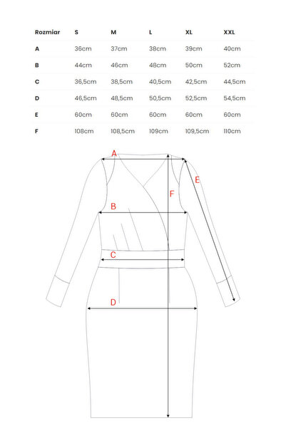 Stylove Pencil dress with chiffon sleeves.