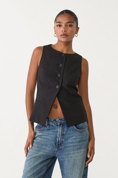 Stradivarius Regular buttoned waistcoat