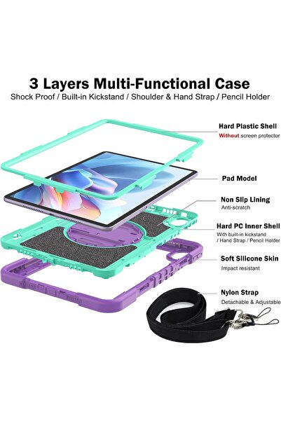 erorex Case Compatible With Huawei Matepad 11.5 S 2024 Phone Case, With Silicone Material, With Invisible…