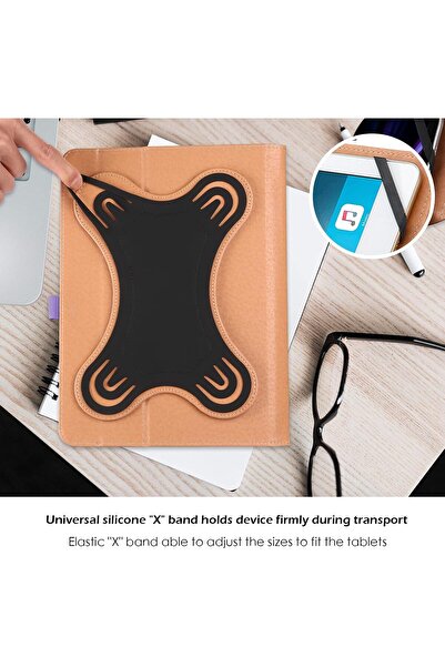 erorex حافظة ProCase العالمية للكمبيوتر اللوحي مقاس 9-10.1 بوصة - أرجواني فاتح