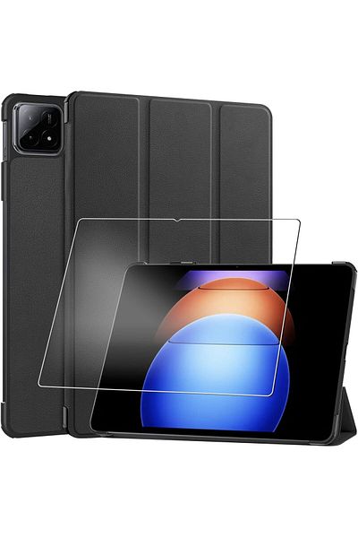 erorex AOOKAY [1+1] جراب تابلت Xiaomi Pad 6S Pro مقاس 12.4 بوصة مع واقي شاشة من الزجاج المقوى، سميك
