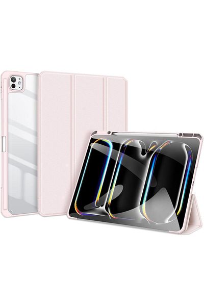 erorex Fegishilly Triple Fold Transparent Case Compatible with iPad Pro 13 (2024, 7th Generation)