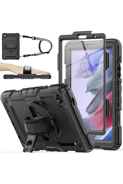 erorex حافظة SEYMAC لجهاز Samsung Galaxy Tab A7 Lite مقاس 8.7 بوصة - أسود