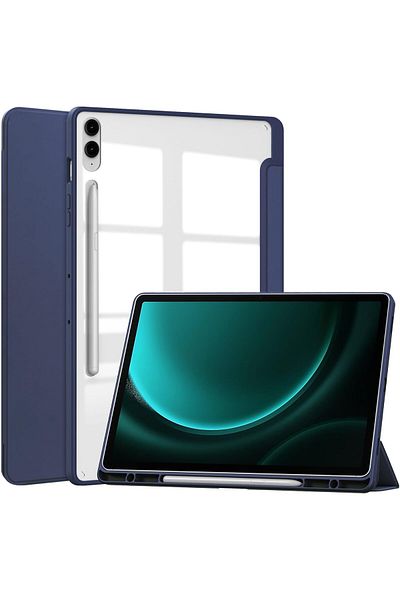 erorex جراب Fegishilly Hybrid Slim متوافق مع Samsung Galaxy Tab S10 Plus/S10+ مقاس 12.4 بوصة 2024 مع قلم