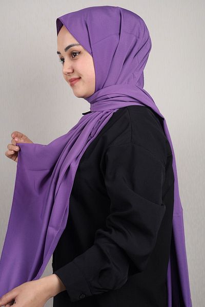 Modakaşmir Fashion Cashmere Solid Color Medina Silk Shawl - Pattern-01 - Color-05