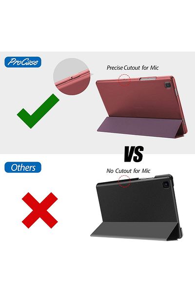 erorex حافظة ProCase لجهاز Galaxy Tab A7 مقاس 10.4 بوصة (SM-T503/T500/T505/T507)، حافظة واقية بحامل صلب