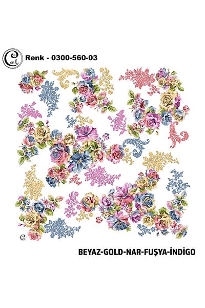 Cenk Γράψιμο με μοτίβο κέντημα - 0300-560 - Χρώμα-03