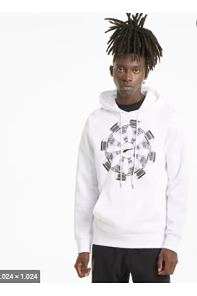 adidas Puma Avenir Erkek Beyaz Sweatshirt DÜZ 59974902 beyaz