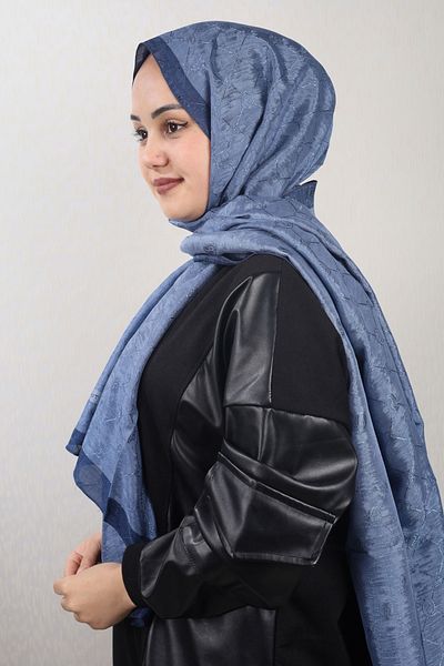 PİRAMİT Pyramid Monogram Flush Shawl - Pattern-01 - Color-20