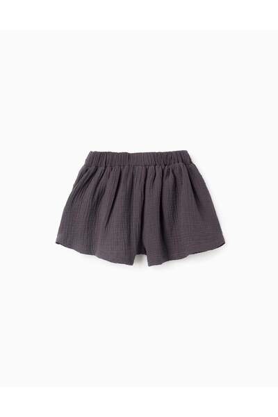 Ziddy Bamboo Shorts for Girls, Grey