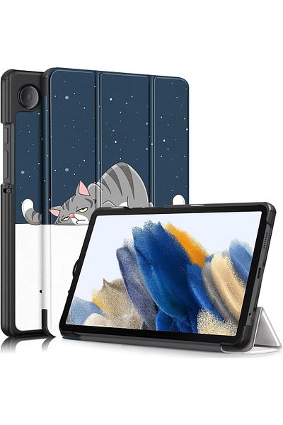 erorex جراب PU لجهاز Sansung Galaxy Tab A9 8.7 (2023)-X110-X115N اللوحي، LM