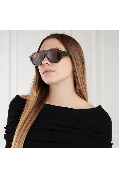 Bottega Veneta نظارات شمسية bv1318s 003 59-11 / نظارات شمسية للجنسين