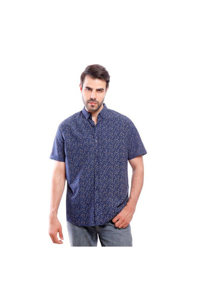 COUP قميص رجالي كاجوال 1200284 مقاس 3xl-أزرق