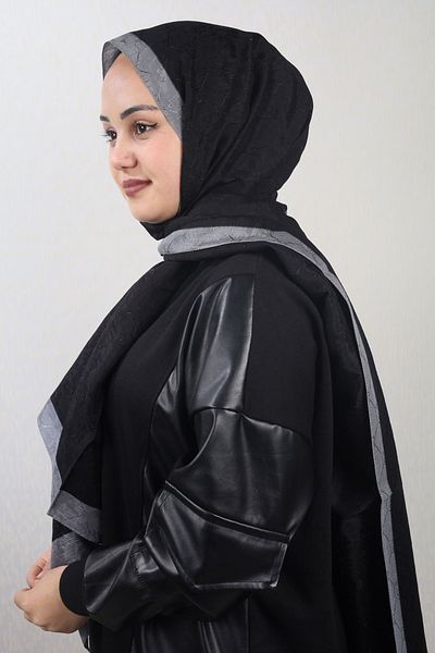 PİRAMİT Pyramid Monogram Flush Shawl - Pattern-01 - Color-13
